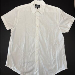Bonobos White Casual Button Down Shirt Standard Fit Large